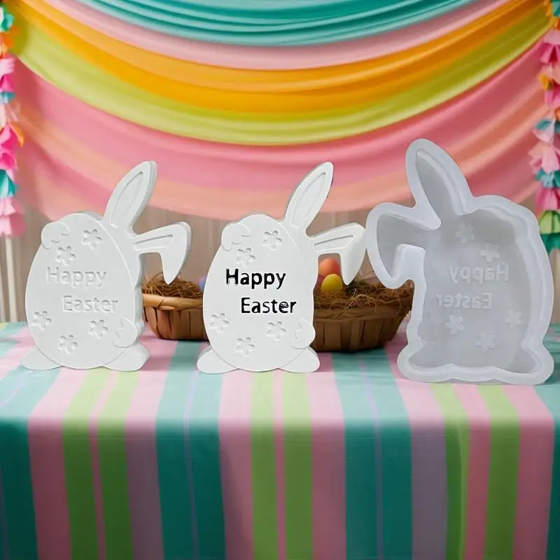 Форма для пасхального кролика формы свечей силиконовые эпоксидная форма