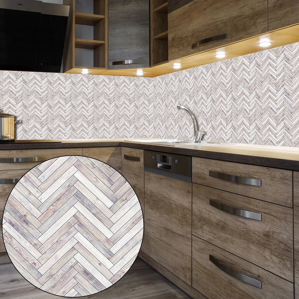 10 шт. водостойкие наклейки для пола под дерево