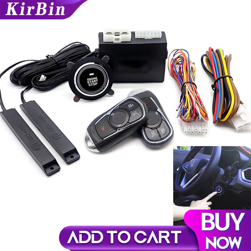 

Интеллектуальная система сигнализации, автомобильный стартер, дистанционное управление для зимы, нажимная кнопка, одна кнопка, бесключева...