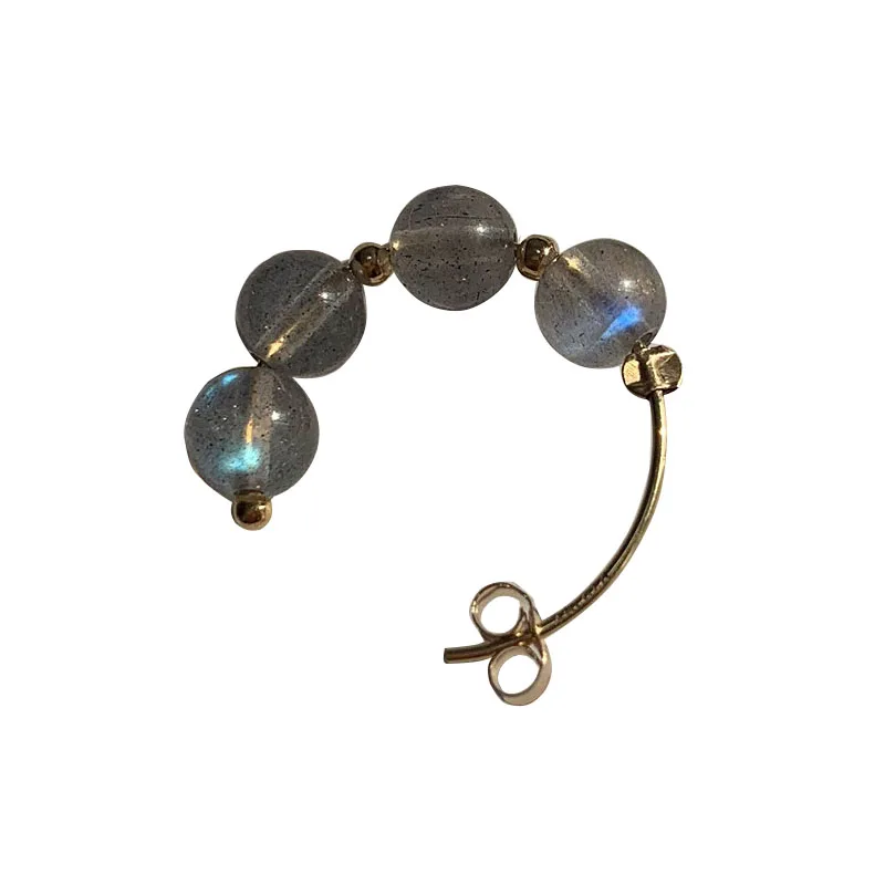 Ограниченная серия Продается без дополнения Самодельные серьги из натурального