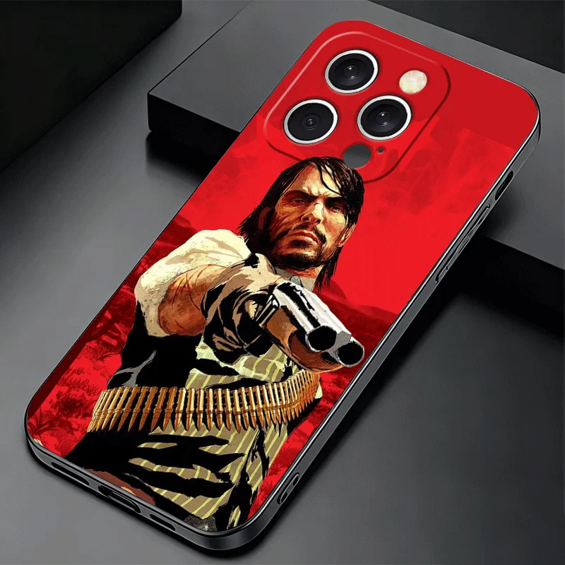 Фото Чехол для телефона Red Dead Redemption для iPhone 17 Air, 16, 15 Plus, 11, 14 Pro Max, 17E, 16E, 13, 12, 7, XS, X, 8, SE с индивидуальным дизайном №5