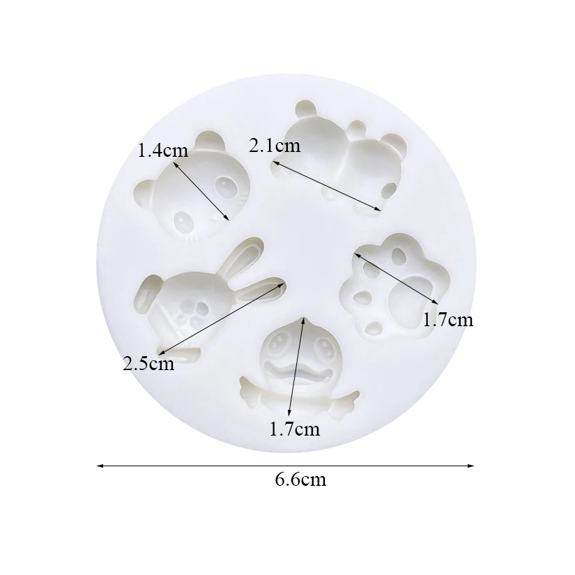 Медведь утка Кролик силиконовая форма для выпечки торта искусственные
