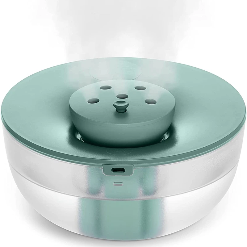 

USB Humidifier Bedroom Humidifier -Super Quiet 1.2L Cool Mist Humidifier & Aroma Diffuser with Waterless Shut-Off