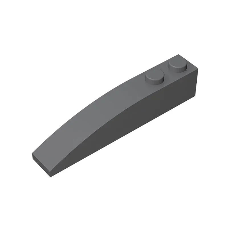 MOC 10 шт. частица головоломки 42022 изогнутые 6x1 наклонные блоки комплект доска