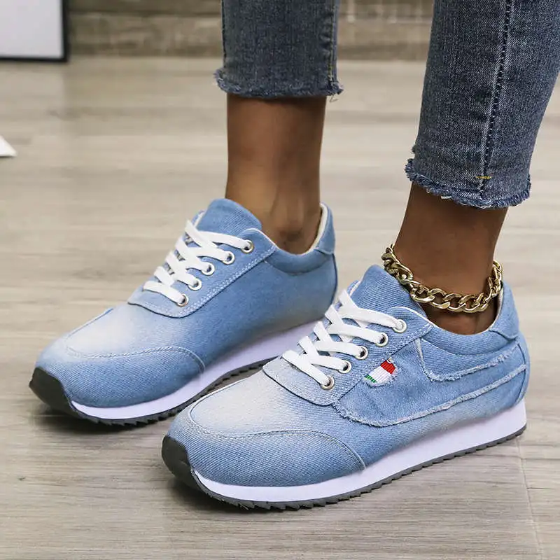 

Women Platform Sport Shoes Popular Running Sneakers Woman Wearable Platform Sports Shoes Woman Cheap Women's Sneakers Tennis