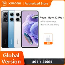 

Глобальная версия Xiaomi Redmi Note 12 Pro Plus 5G 8GB + 256GB 200MP OIS Camera 120Hz AMOLED 120W Charge
