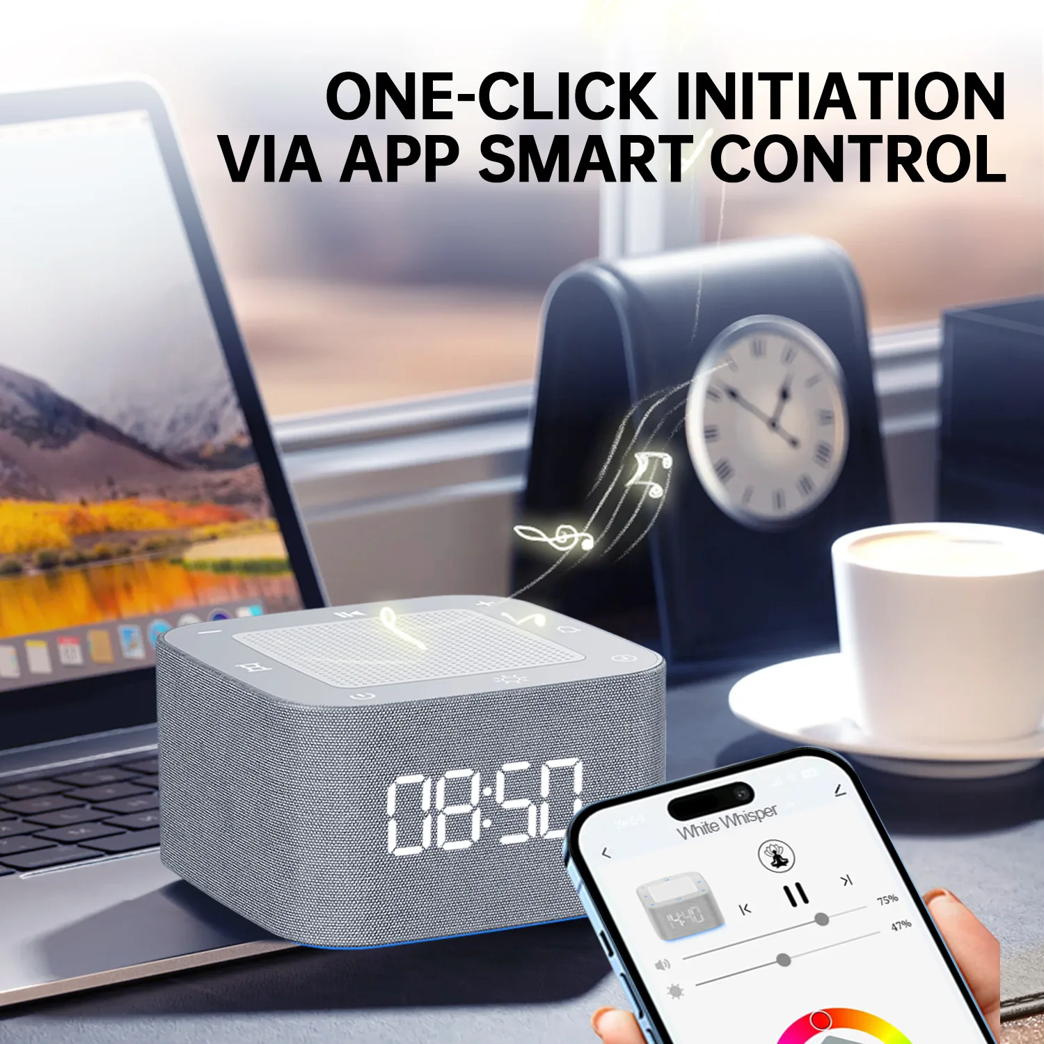 Домашняя музыкальная шкатулка регулируемый ночник белый спальный аппарат