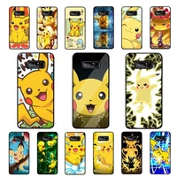 bandai pokemon pikachu phone case for samsung note 5 7 8 9 10 20 pro plus lite ultra a21 12 02