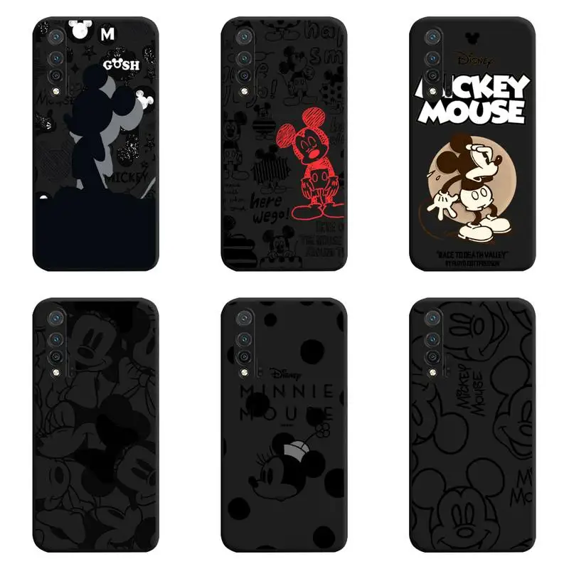 

Cute Cartoon Disney Mickey mouse Phone Case For Huawei Nova 6se 7 7pro 7se honor 7A 8A 7C 9C Play