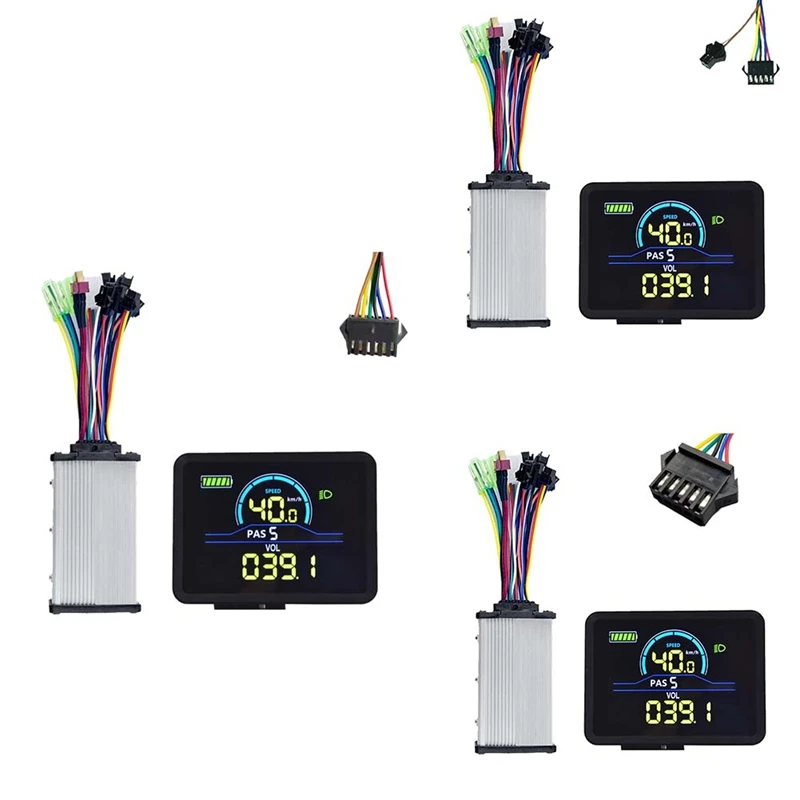 ЖК-дисплей P5C для электровелосипеда 24-60 в + 36 В/48 В 350 Вт