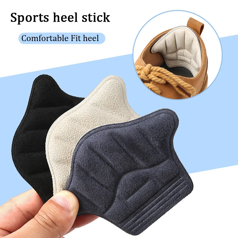 Plantillas protectoras para zapatos deportivos para hombre y mujer, almohadillas para el talón, ajustadas al tamaño, parche para aliviar el dolor, cuidado del pie
