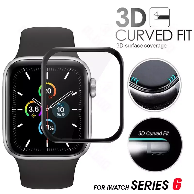 

Protector for apple watch 7 41/45mm 1 2 3 42/38mm film Not Glass Watch Screen Protector for iwatch series SE 4 5 6 40/44mm