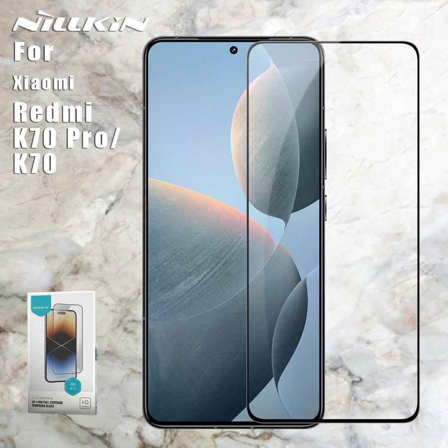 Nillkin для Xiaomi Redmi K70/K70 Pro 5G закаленное стекло CP + PRO полное покрытие клейкая защитная