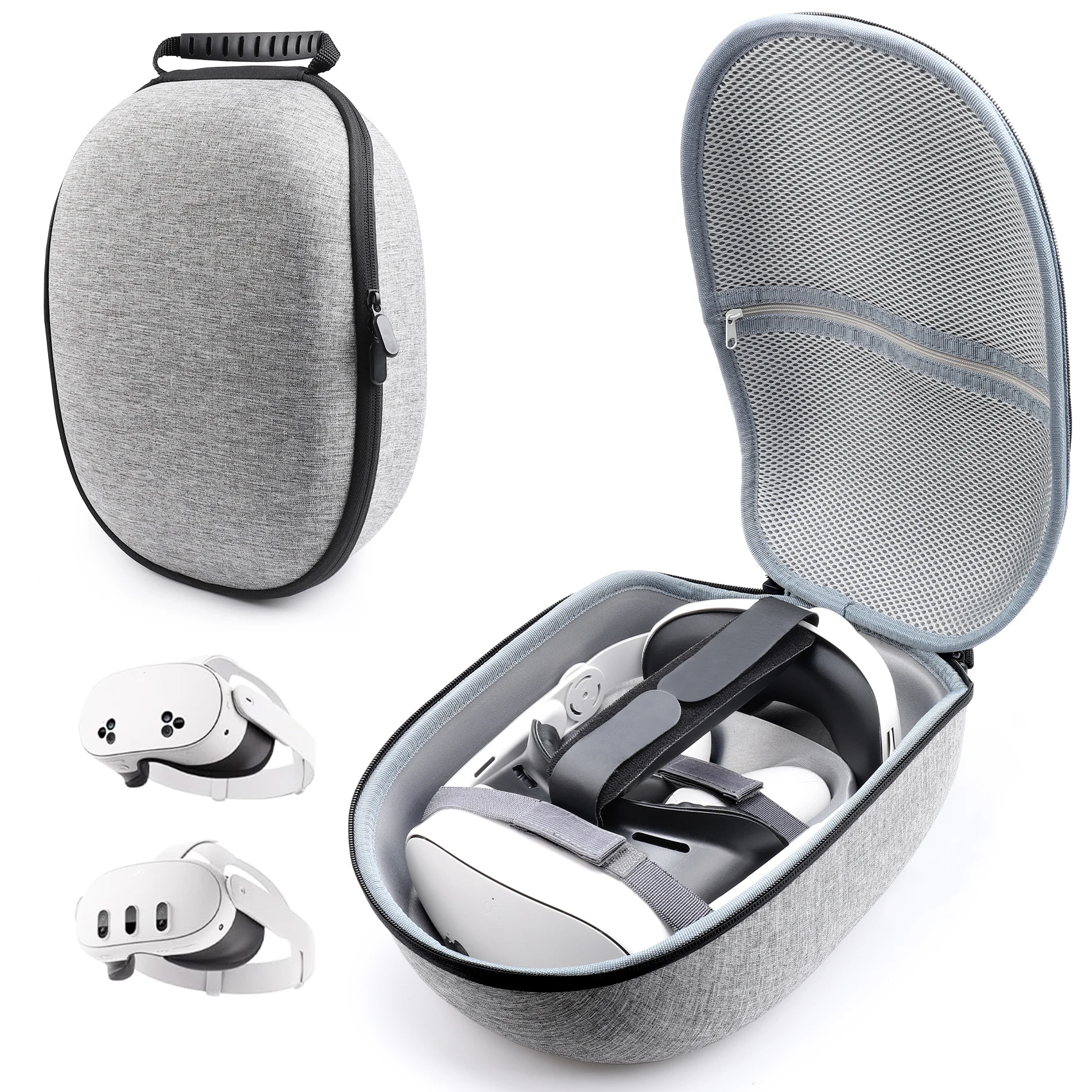 Дизайнерский чехол HUADAI совместимый с Meta Quest 3S/Quest 3/Quest 2