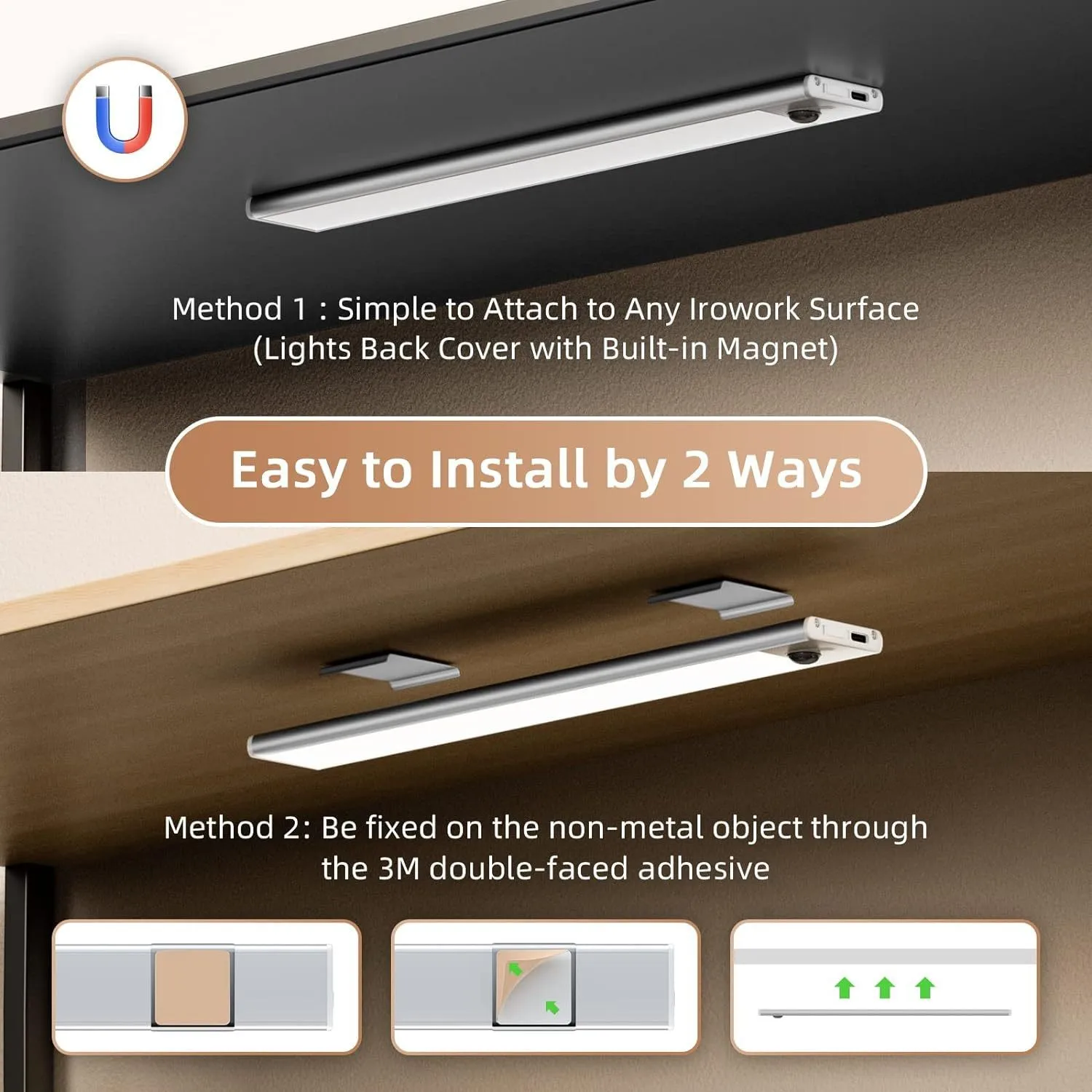 ZAOXI USB зарядка с датчиком движения светодиодный ночник 3000K-6000K 3 цвета затемнением