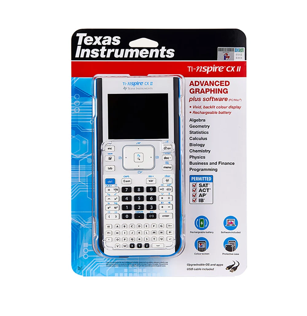 Texas Instruments scientific calculator TI-NSPIRE CX II upgrade color screen Chinese and English financial graphing calculator images - 6