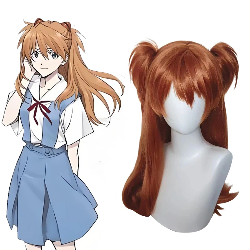 EVANGELION Asuka женский парик для косплея аниме длинные прямые синтетические парики