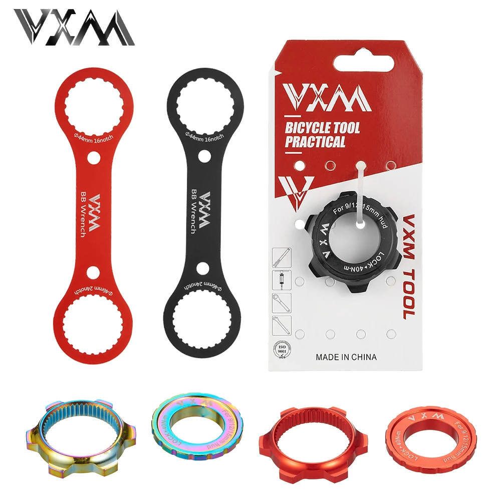 Центральный замок VXM для велосипеда с гаечным ключом центральный на 6 отверстий