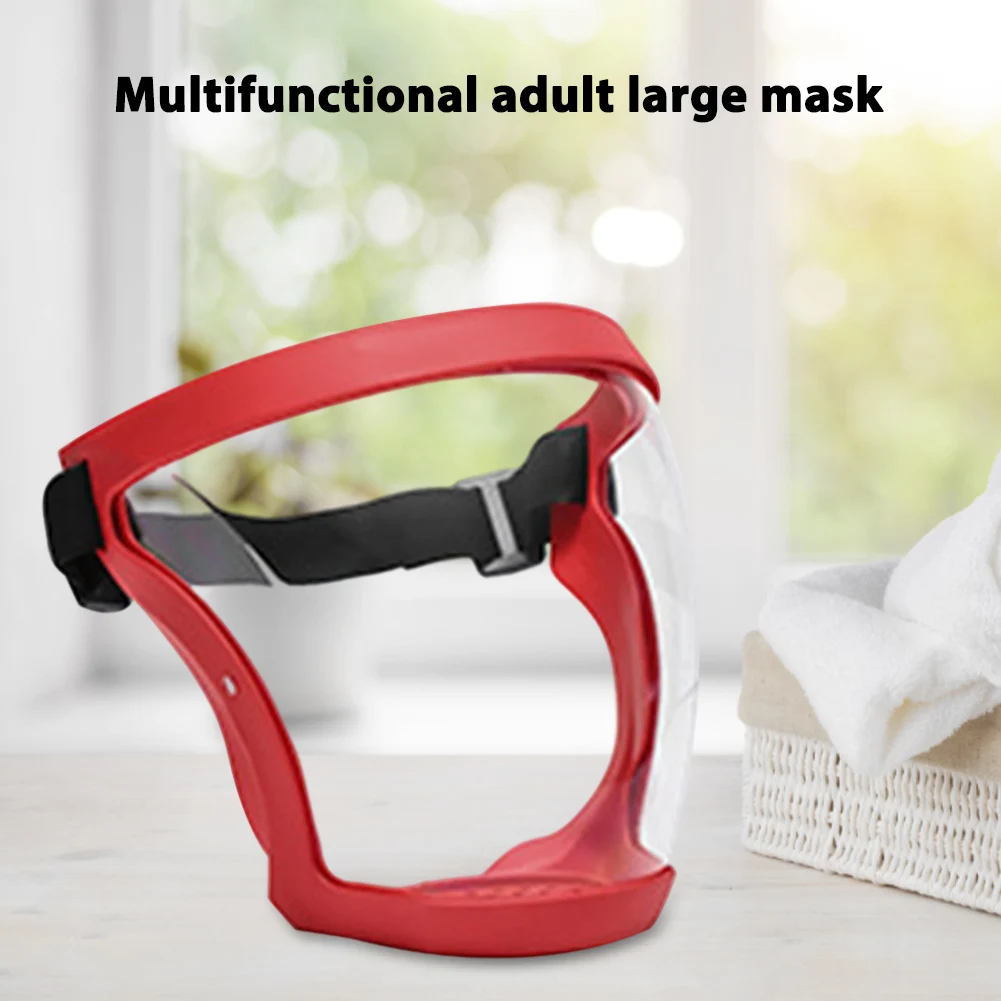 

Прозрачная маска для лица на все лицо защитные очки маска для защиты глаз ветрозащитная Пылезащитная маска против брызг маска для лица кухо...