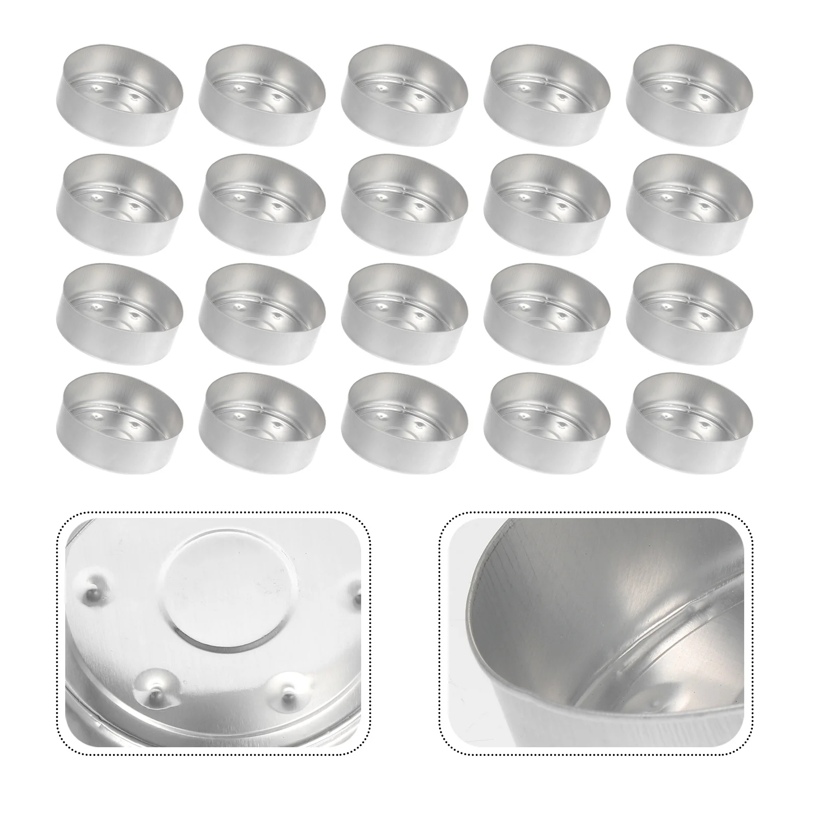 

Tea Light Cups Empty Case Tins Making Container Wax Metal Tealight Cup Organizer Containers Jars Aluminum Holder Lightssupplies