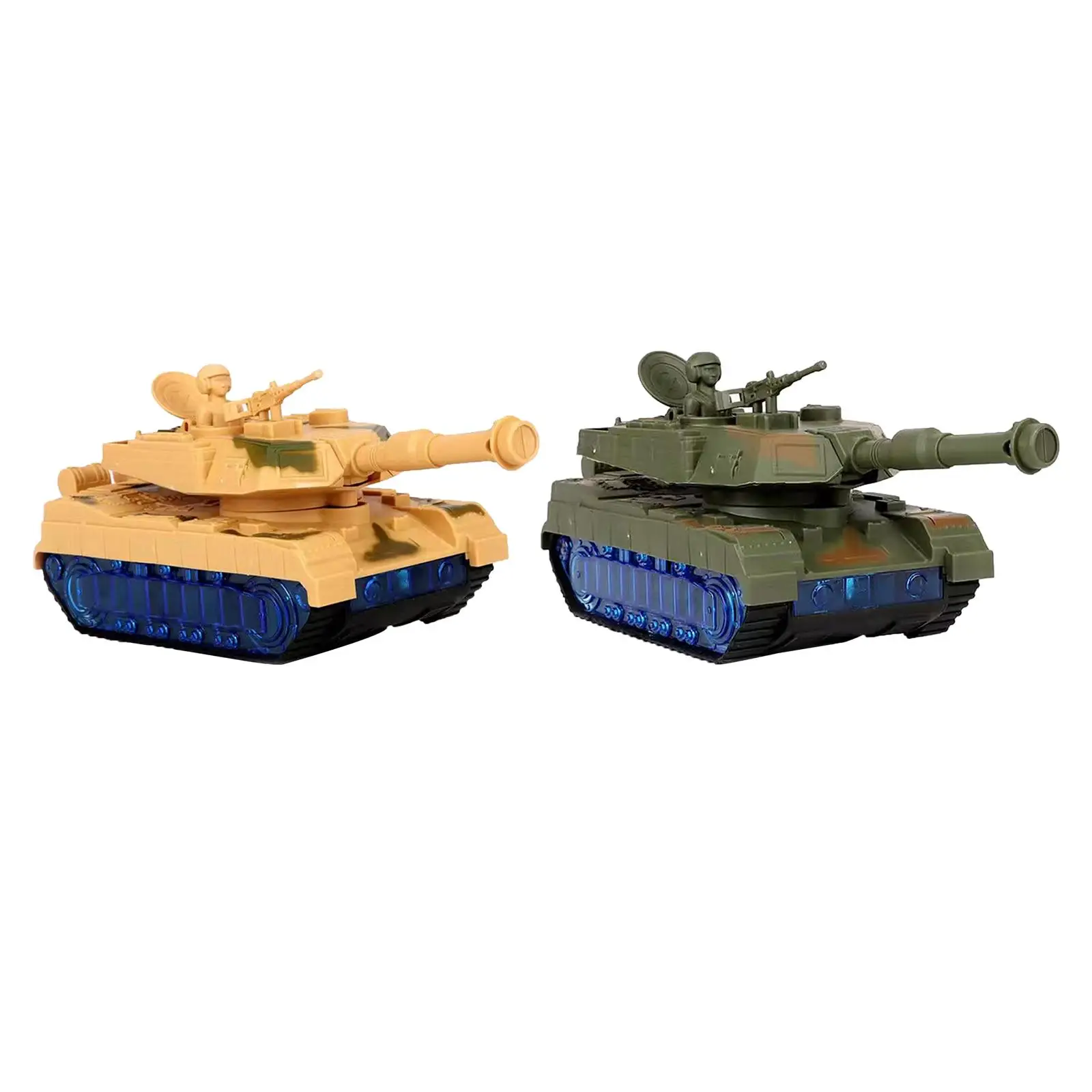 

Tank Toy with Sounds & Lights Battery Powered Christmas Gifts Electric Toys for Toddlers Children Kids Baby