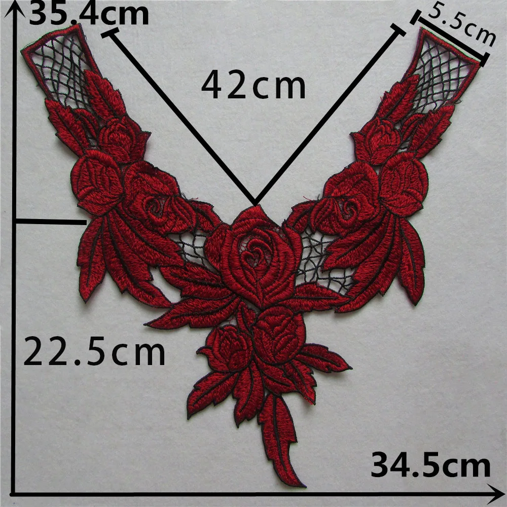 Womens DIY Fabric Appliques Sewing Fake Collar Ladies Summer Patch Dress Blouse Clothing Ornament Neckwear Collar images - 6