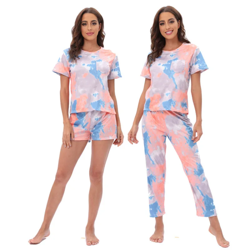 Womens Pajamas Sets Plaid Pyjamas Famale Pijamas Loungewear 3 Piece PJ Set Sweatsuits Sleepwear Nightwear Homewear