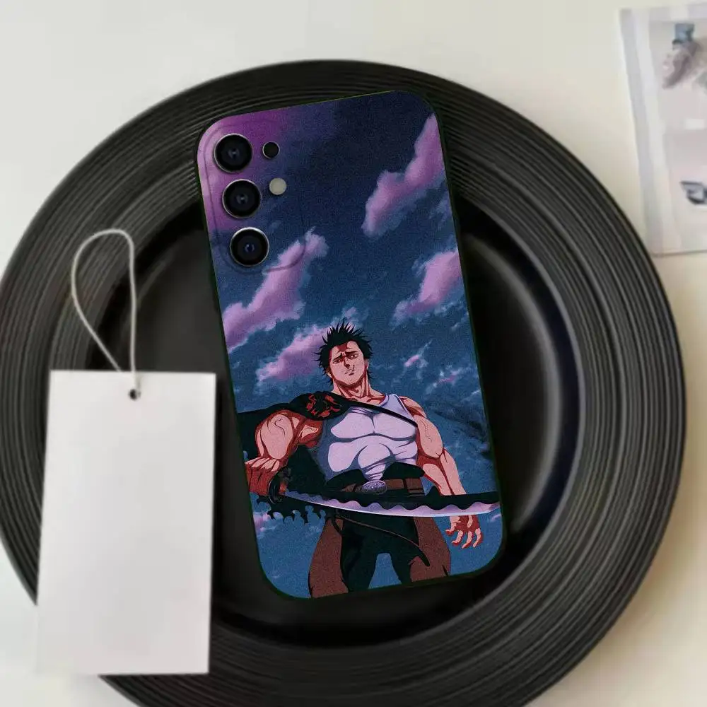 Фото Чехол для телефона B-Black Clover-Noelle Silva, черный мягкий чехол для Samsung S24, S23, S21, S22, S24, S30, S20Ultra Plus №4