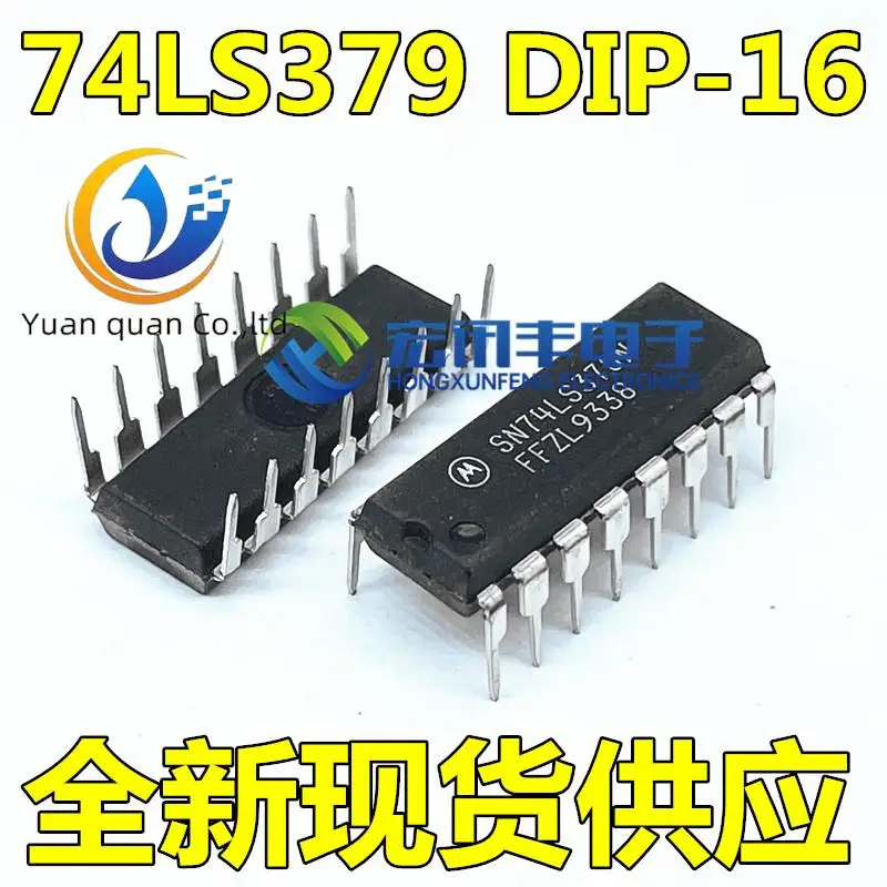 

30pcs original new SN74LS379N 74LS379 DIP-16 hex quad D trigger