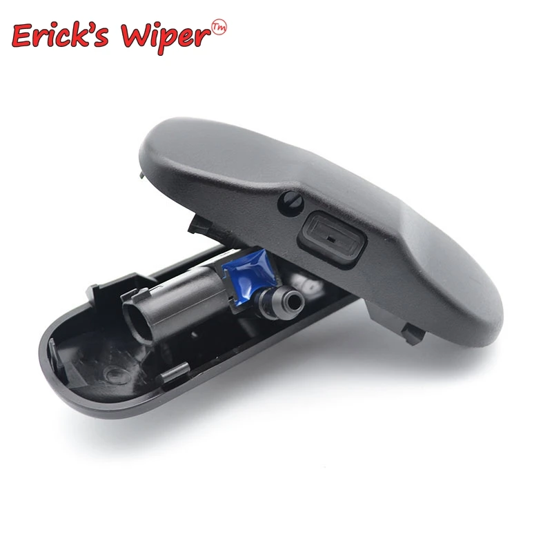 Erick's Wiper 2Pcs/lot Front Washer Jet Nozzle Heated For VW Tiguan Amarok Scirocco Passat B6 EOS Touran Sharan Caddy Jetta