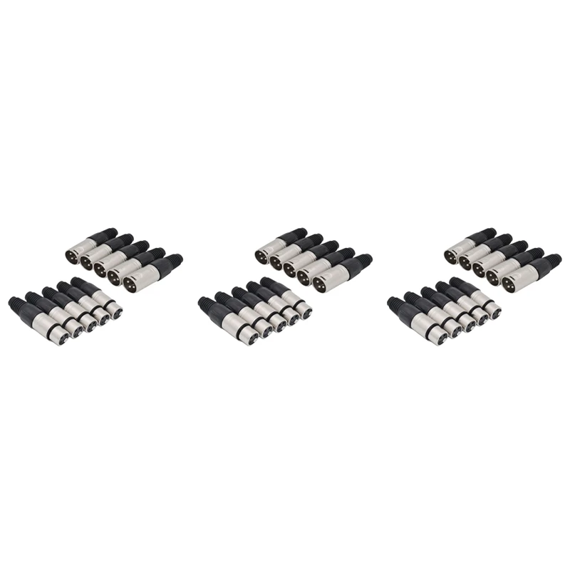 

30 шт., 3-контактный разъем XLR для микрофона