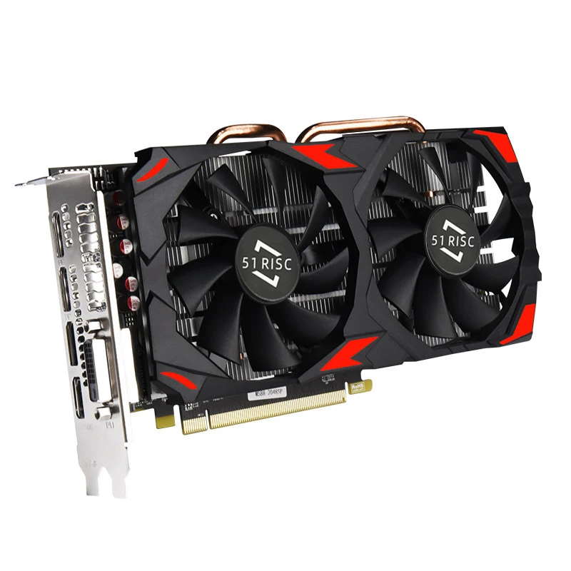 51RISC видеокарта RX 580 8 Гб бит 2048SP GDDR5 графические карты для AMD Radeon серии VGA RX580 8G DisplayPort