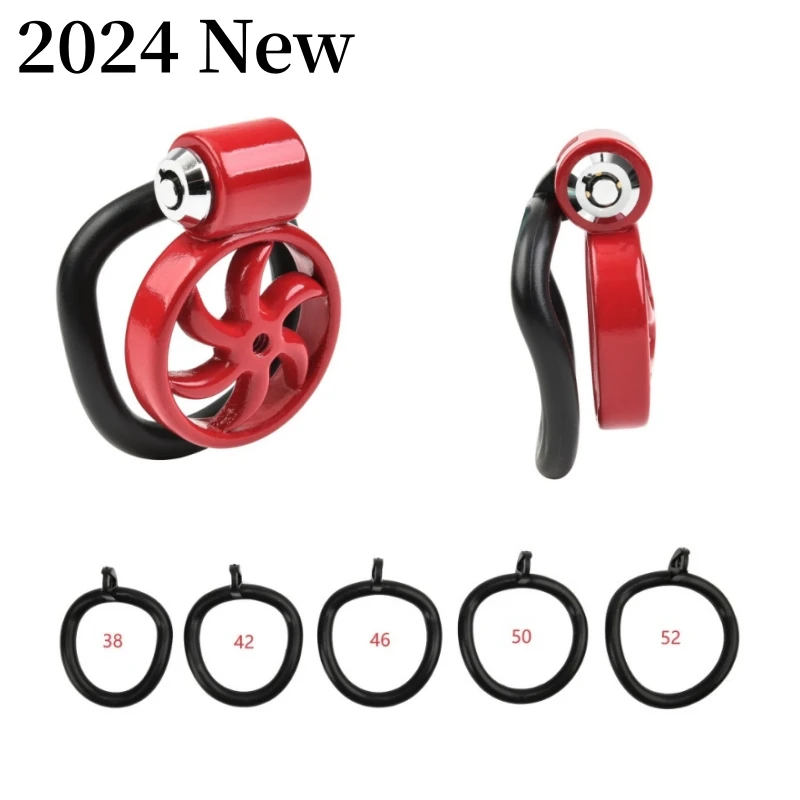 Новый клик и замок ABS Мужской Пояс верности клетка устройство с 5 размером кольца