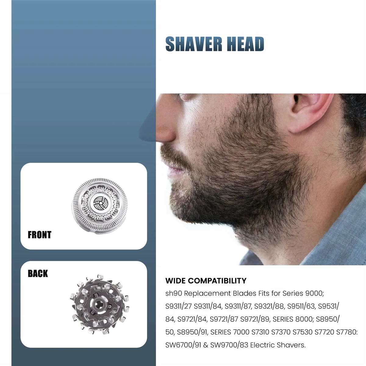 Суперпредложения Сменные головки SH90 для бритв Philips Norelco серии 9000 S8950 SW9700 SW6700