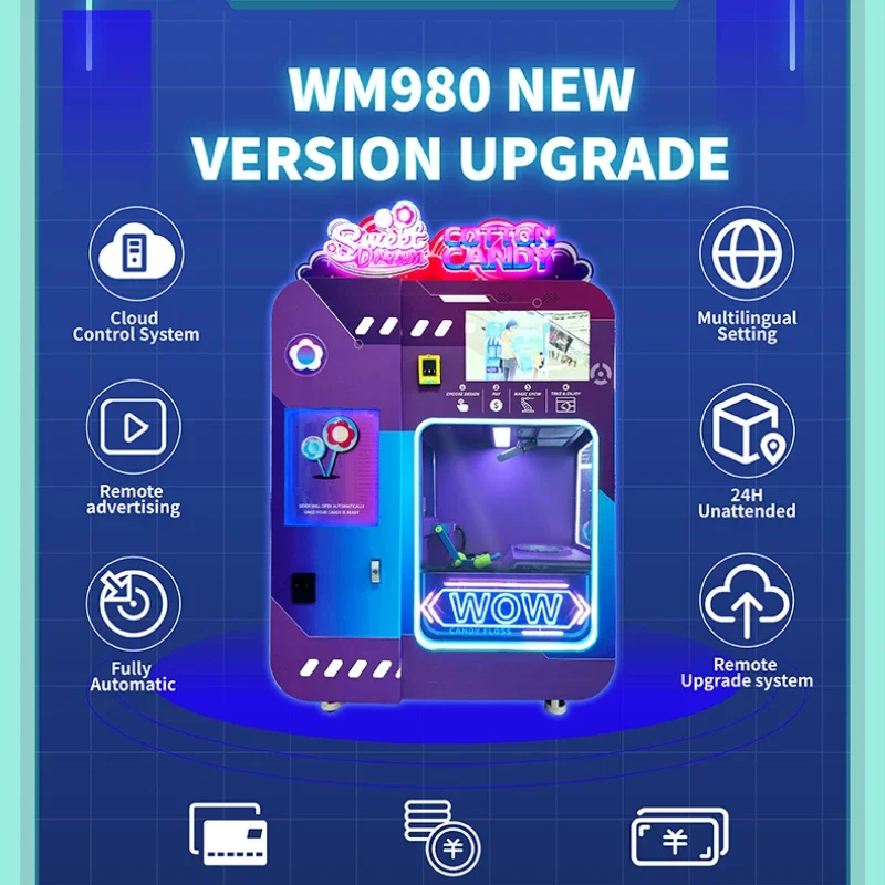 Горячий продукт автоматическая электрическая машина для производства сладкой