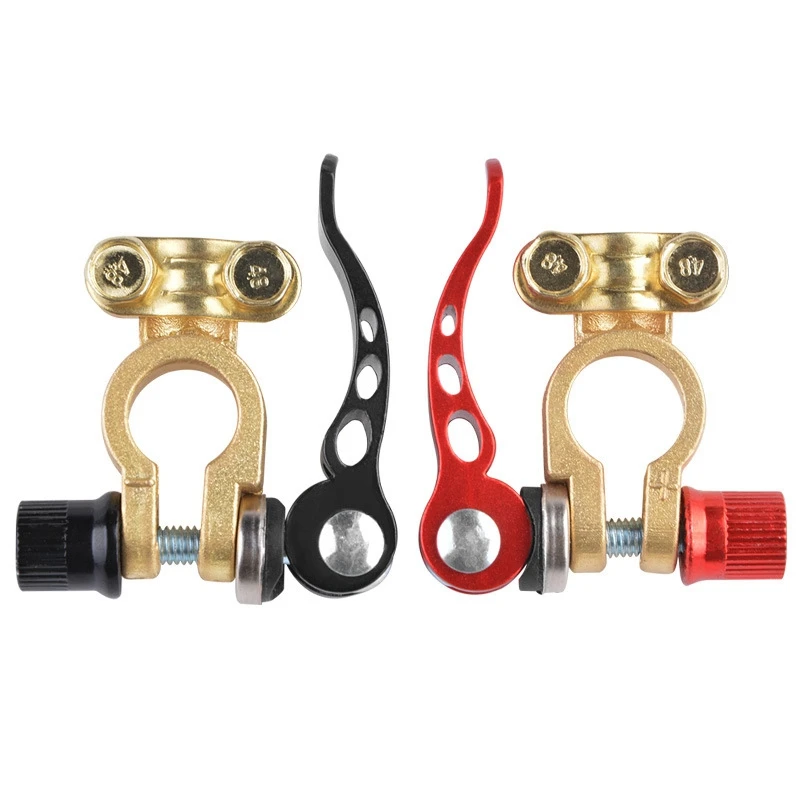 

1 Pair Toolless Quick Disconnect Battery Main Cable Post Terminal Shut-Off Connectors for Car Truck