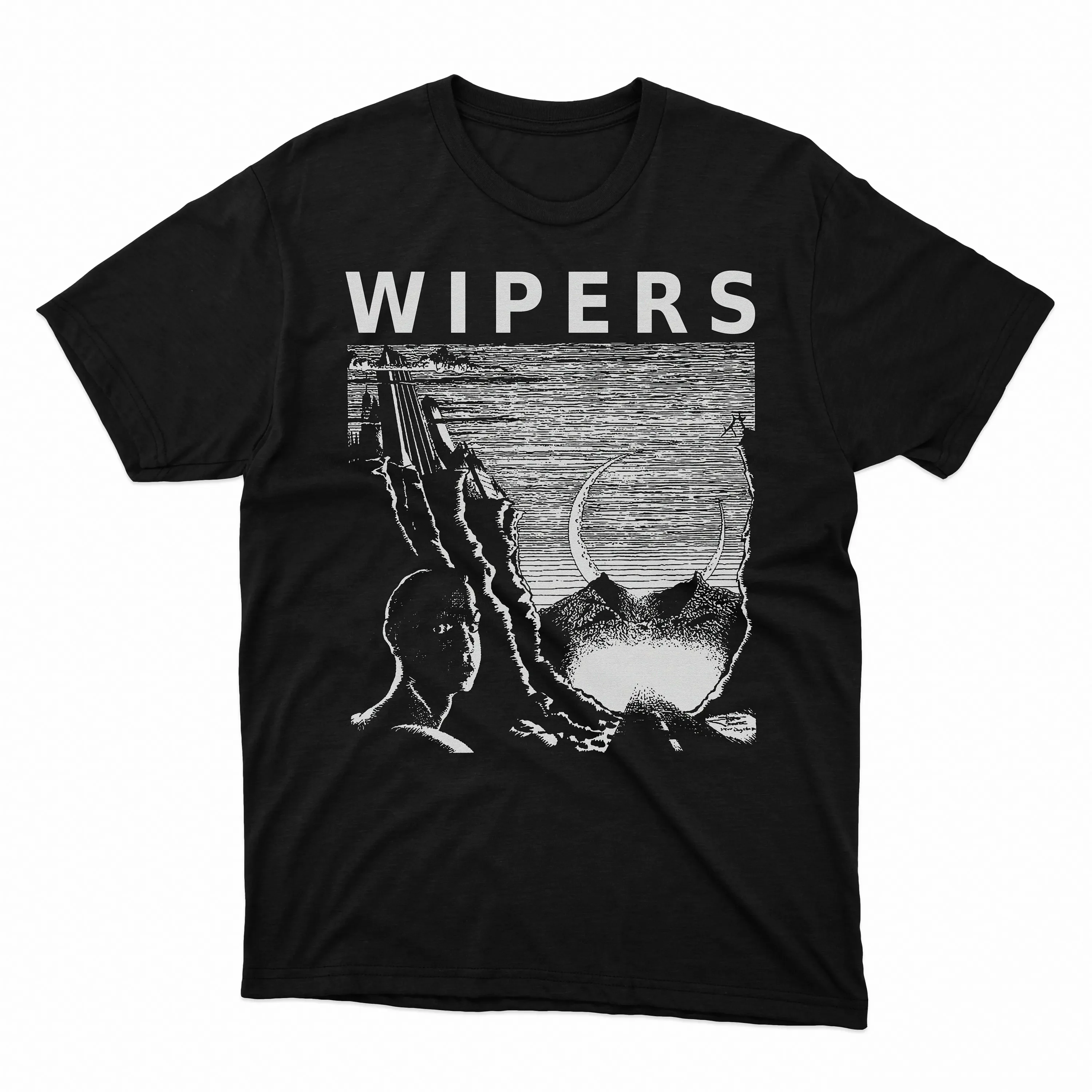 Рубашка Wipers Футболка 70-х годов в стиле панк-рок Alien Boy