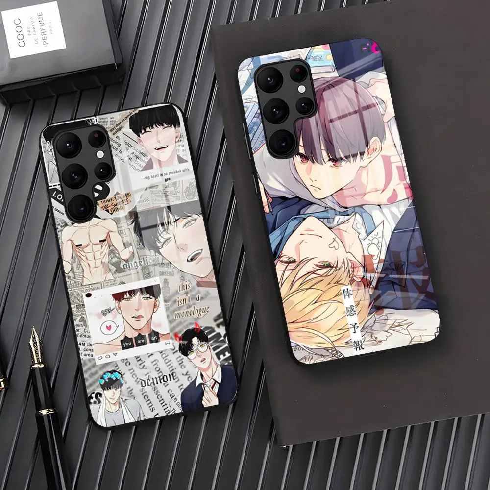 Чехол для телефона BL Comics Samsung S24 S23 S21 S20 A34 A54 A53 M54 Note 20 Ultra Plus 2024 стеклянная крышка