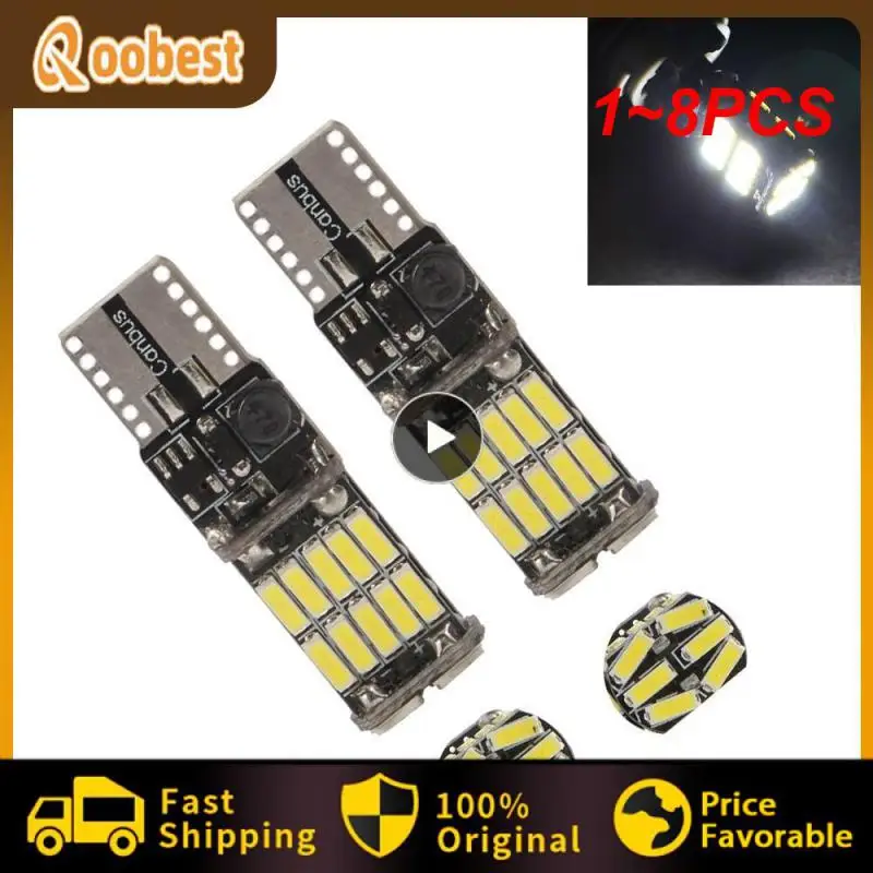 

1-8 шт., сигнальная лампа, 4014 лм, T10, W5W