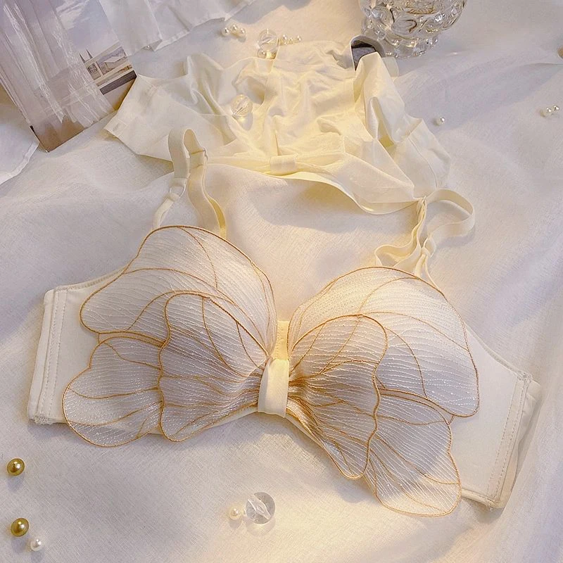 

Small Breasts Gather Seamless Underwear Ladies No Steel Ring Push Up Sexy Bra Summer New Style Fairy Strapless Bras Breathable