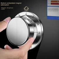 kitchen stainless steel mechanical timer cooking magnetic suction countdown timer time manager rotating timing reminder