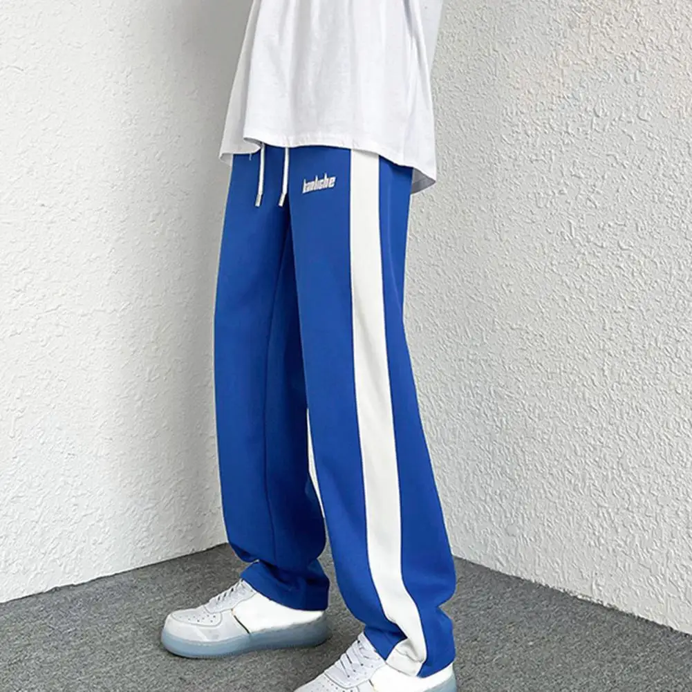 

Мужские спортивные брюки, стильные подходящие цвета уличные брюки, удобные для спортзала