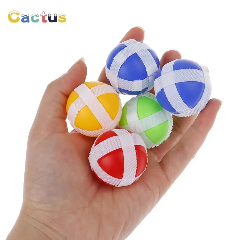 

10PCS Montessori Dart Board Target Shooting Target Ball Sports Game Toys Outdoor Toy Sticky Ball 3.4cm Random Color