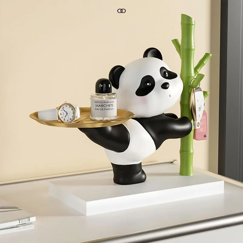 Серьги-подставки в виде панды для гостиной и ванной