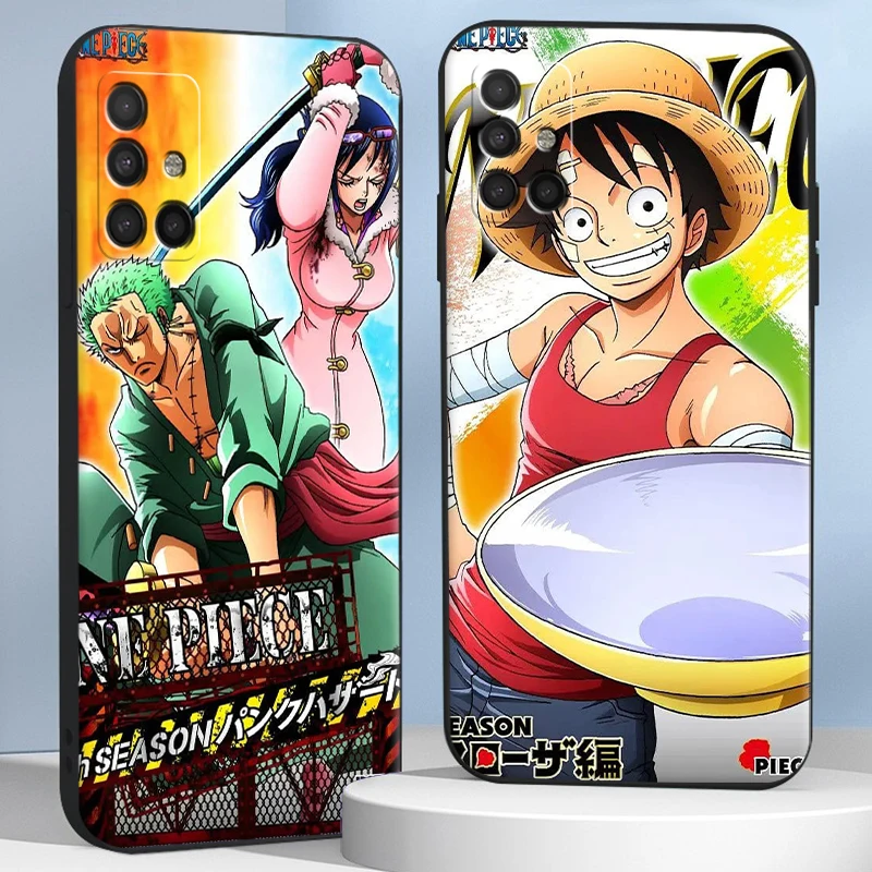 

One Piece Japan Anime Phone Cases For Samsung A51 5G A31 A72 A21S A52 A71 A42 5G A20 A21 A22 4G A22 5G A20 A32 5G A11 Funda
