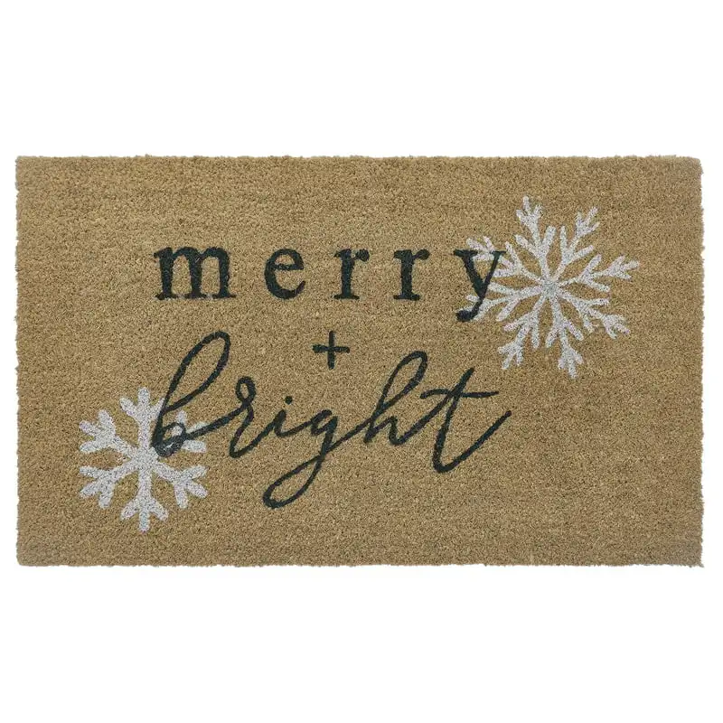 

and Bright Holiday Coir Outdoor Doormat, 18
