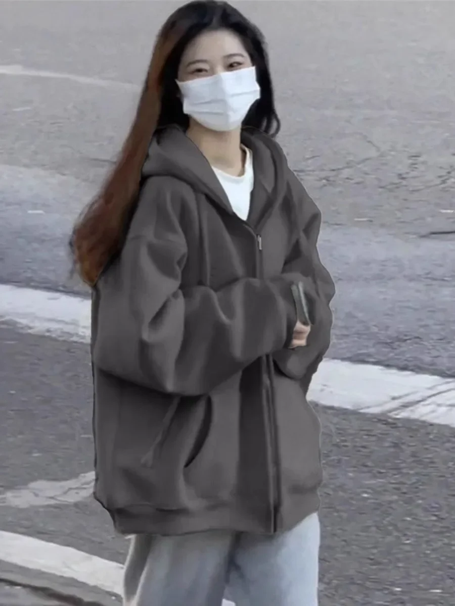 Оптовая продажа дропшиппинг кардиган на молнии цветная толстовка женская