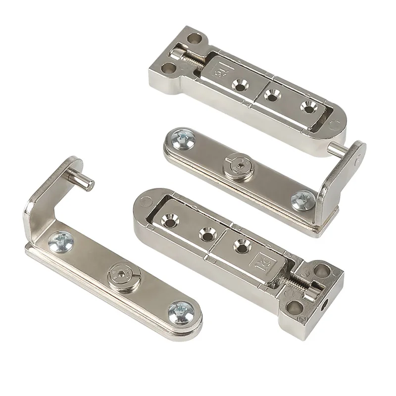 

1PCS Thickened Stainless Steel Heavy-Duty Heaven And Earth Shaft 90-Degree Shaft Wooden Door Upper And Lower Hinges Hidden Hinge