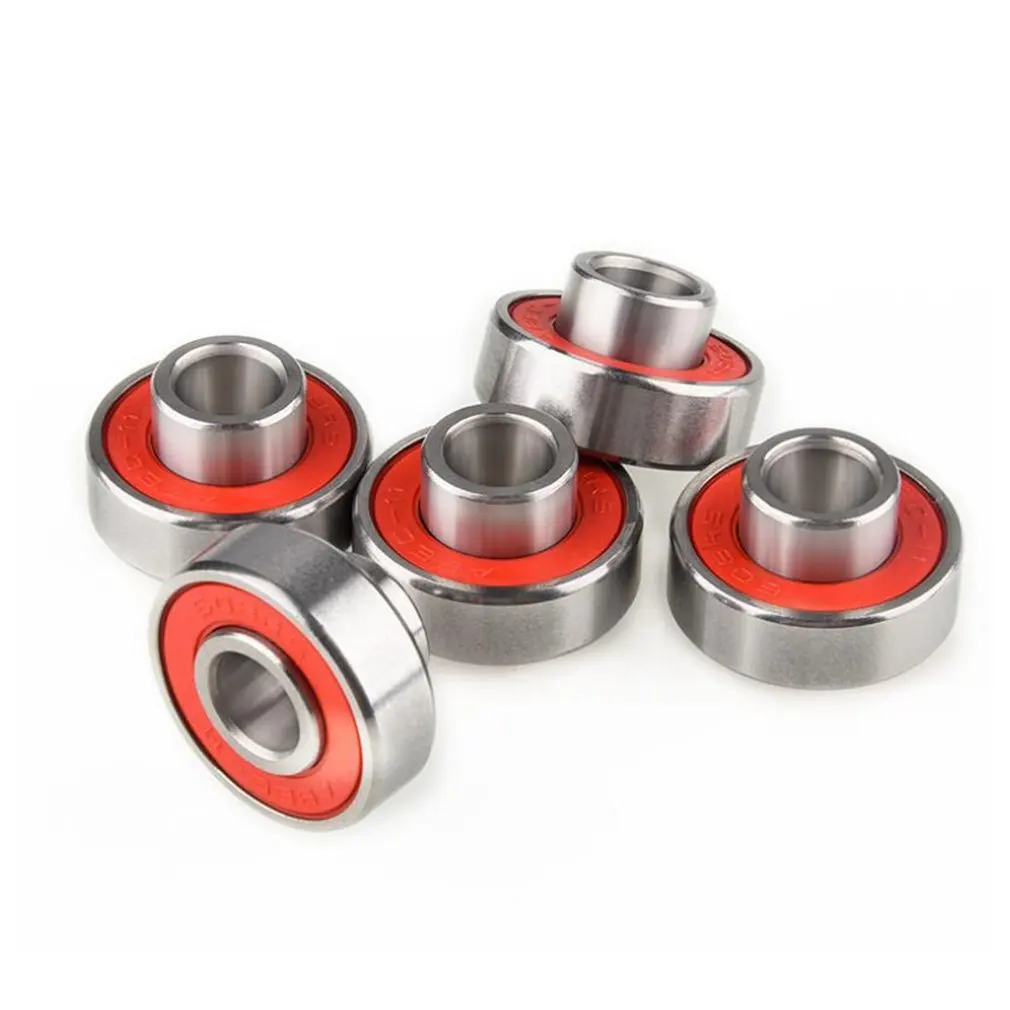 

10 Pcs 608-2RS High-speed Longboards Integrated Bearing Durable Roller Skate Bearing Roller Bearings For Scooters Longboards