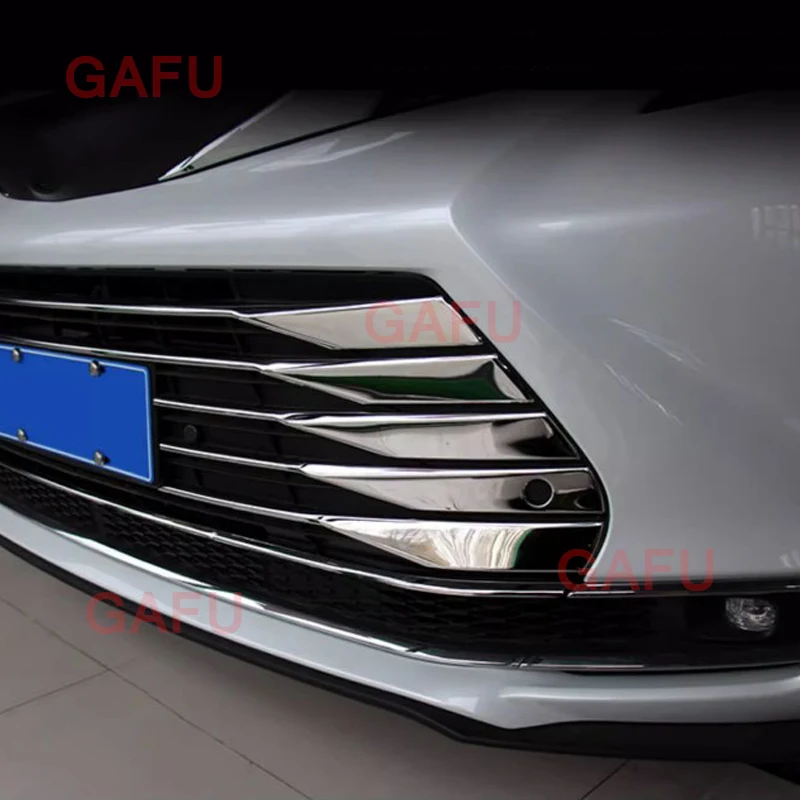 

For Toyota Sienna 2021-2023 Car Front Bar Anti-collision Middle Grill Trim Cover Chromium Trim Exterior Accessories